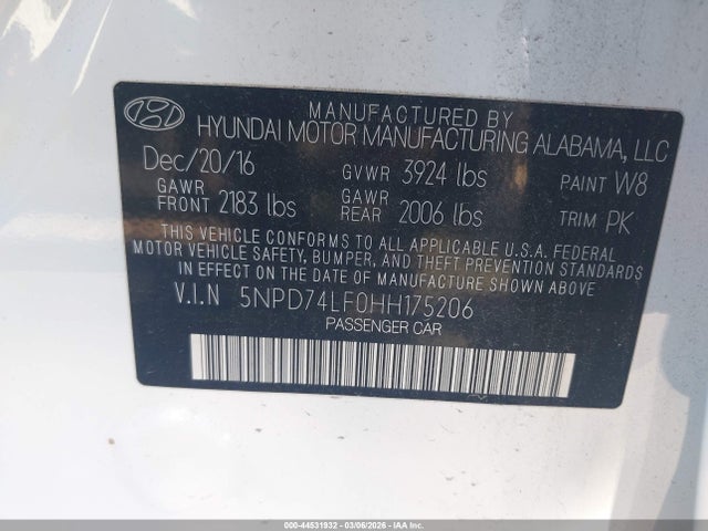 Hyundai ELANTRA Se