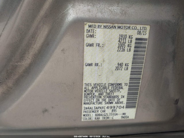 Nissan Altima 2.5 S