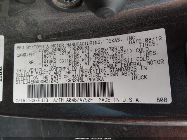 Toyota Tacoma Base V6