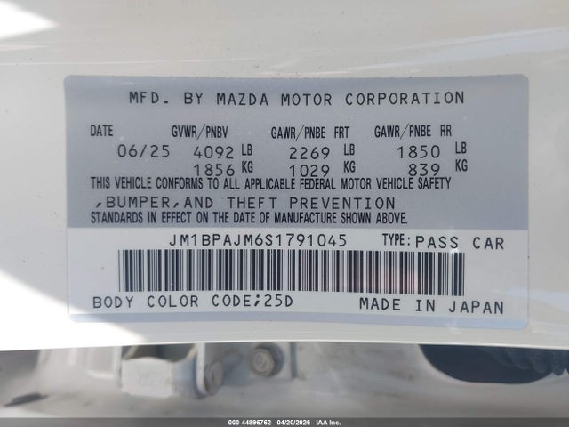 Mazda Mazda3 2.5 S
