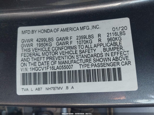 Honda Accord Lx