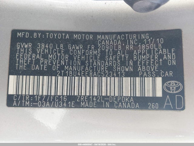 Toyota Corolla Le