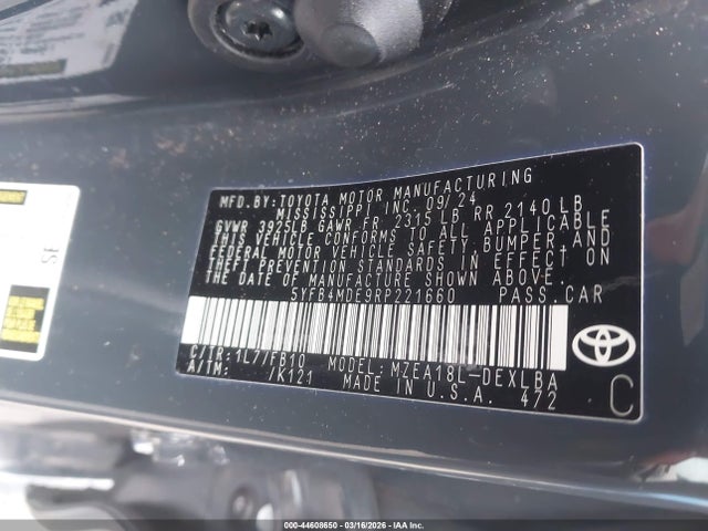 Toyota Corolla Le