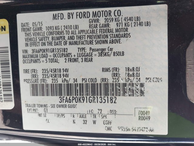 Ford Fusion Titanium