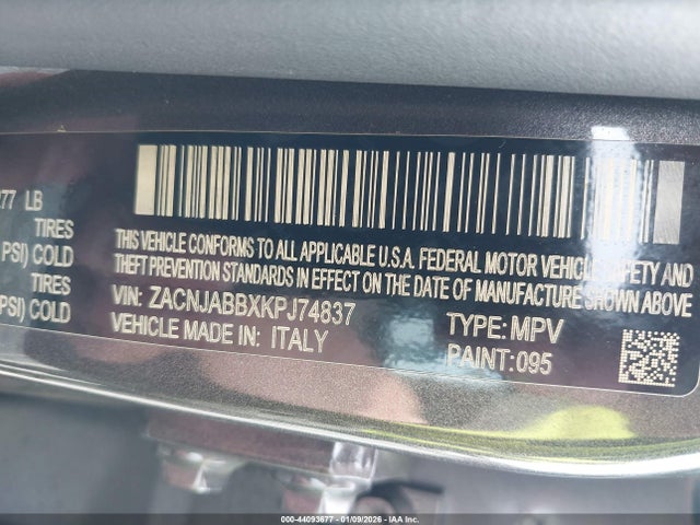 Jeep Renegade Latitude Fwd