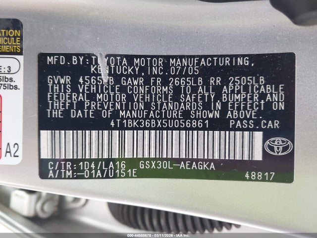 Toyota Avalon Xls