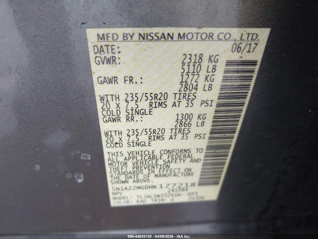 Nissan Murano Platinum