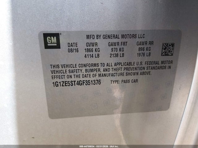 Chevrolet Malibu 1lt
