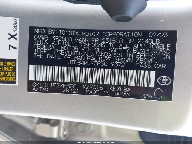 Toyota Corolla Le