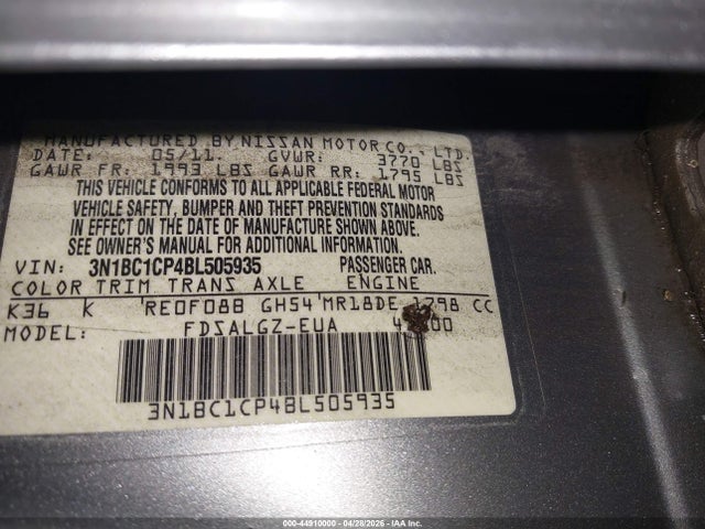 Nissan Versa 1.8sl