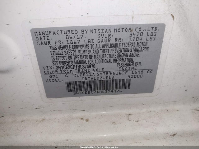 Nissan Versa Sv