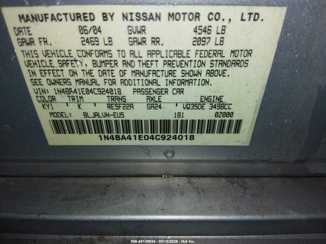 Nissan Maxima 3.5 Se