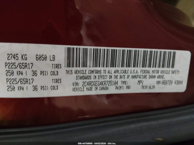 Dodge Grand Caravan Gt