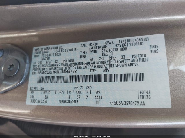 Ford Escape Sel