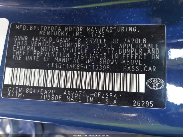 Toyota Camry Se