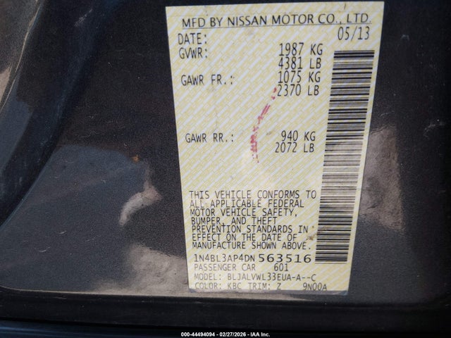 Nissan Altima 3.5 Sl