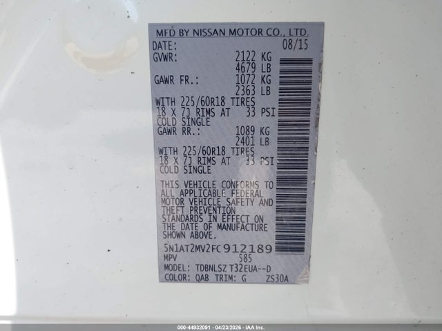 Nissan Rogue Sl