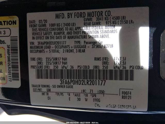Ford Fusion Se