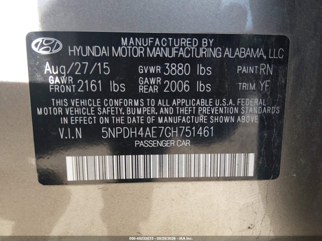 Hyundai ELANTRA Se