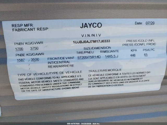 Jayco X19h