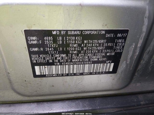 Subaru Outback 2.5i Premium