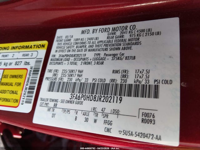 Ford Fusion Se