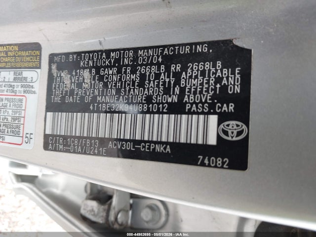 Toyota Camry Le