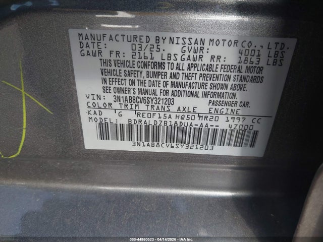 Nissan Sentra Sv