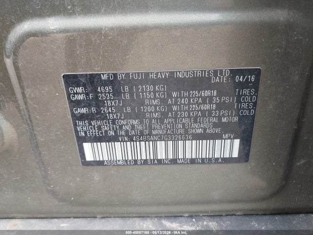 Subaru Outback 2.5i Limited