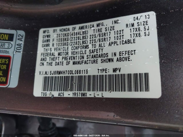 Honda CR-V Ex-l
