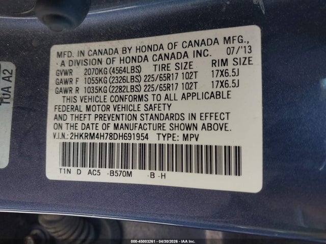 Honda CR-V Ex-l