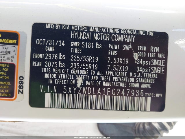 Hyundai SANTA FE 2.0l Turbo