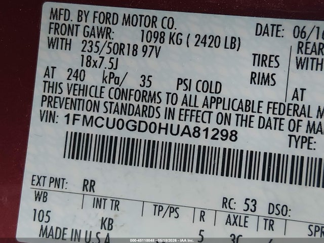 Ford Escape Se