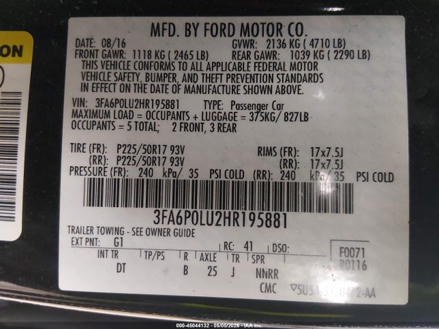 Ford Fusion Se