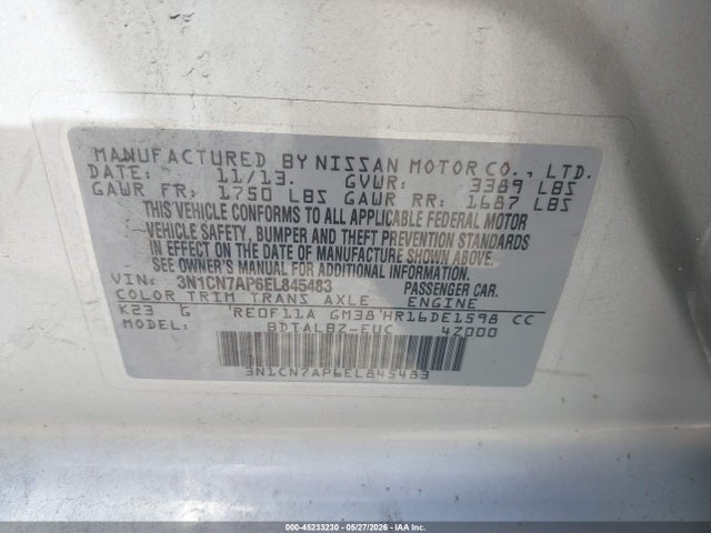 Nissan Versa 1.6 Sv
