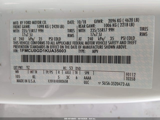 Ford Escape Se
