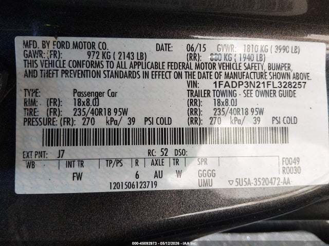 Ford Focus Titanium
