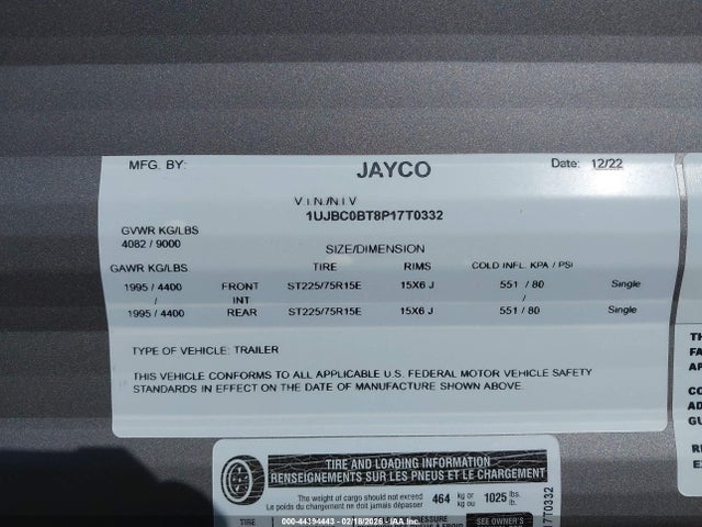Jayco Jay Flight 324bds