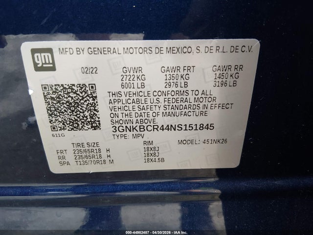 Chevrolet Blazer Fwd 2lt