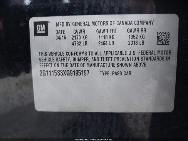 Chevrolet Impala 2lt