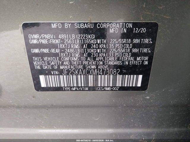Subaru Forester Touring