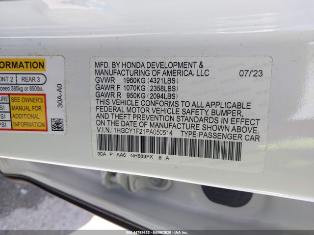 Honda Accord Lx