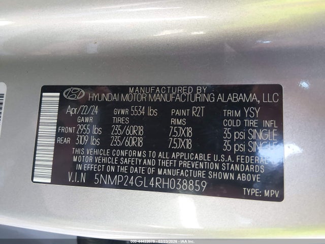 Hyundai SANTA FE Sel
