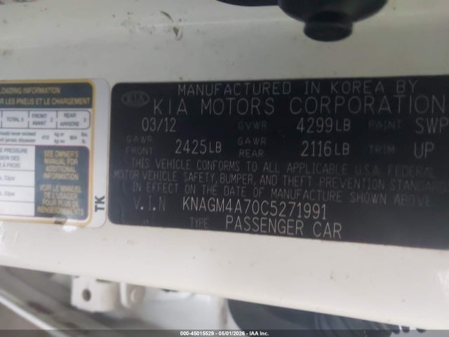 Kia Optima Lx