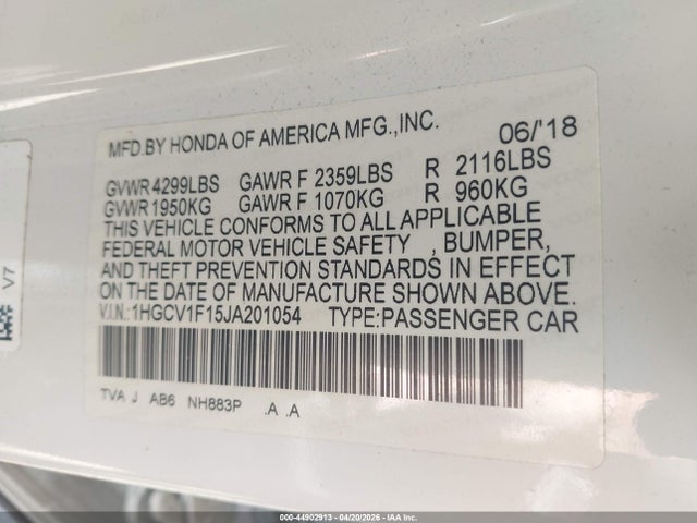Honda Accord Lx