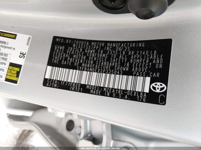 Toyota Corolla Le