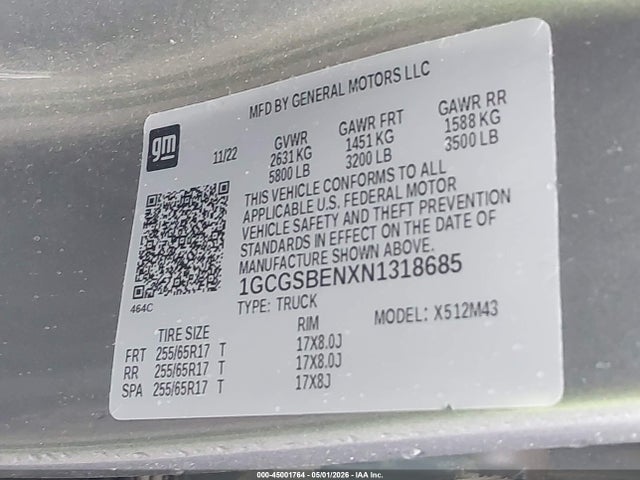 Chevrolet Colorado 2wd  Short Box Wt