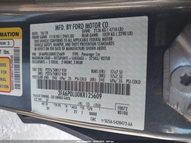 Ford Fusion Se