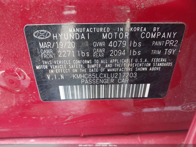 Hyundai Ioniq Sel