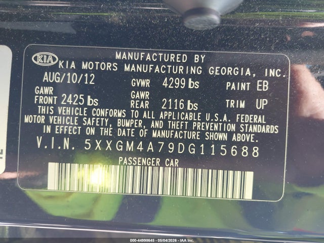 Kia Optima Lx